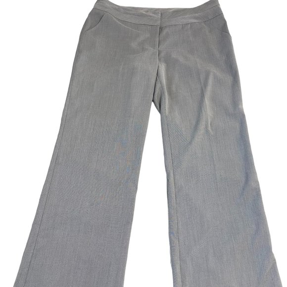 My Michelle Women/Junior Dress Pants Grey Size 15 Wide Leg with Front Pockets - Picture 1 of 6